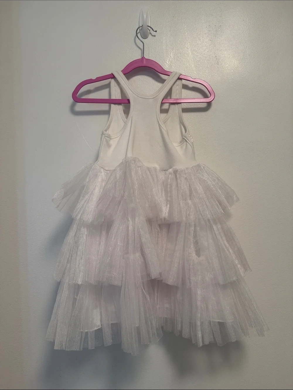 Ooh! La, La! Couture Sparkling White Layered Tulle Dress